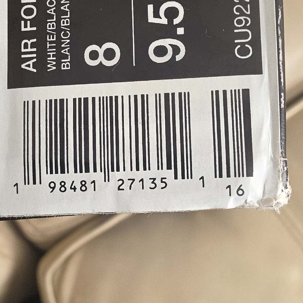 Supreme x Nike Air Force 1 Low "White Black" - Picture 3 of 14